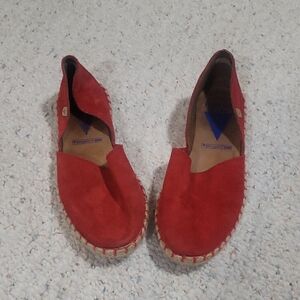 Vibrant Red Espadrilles for Women